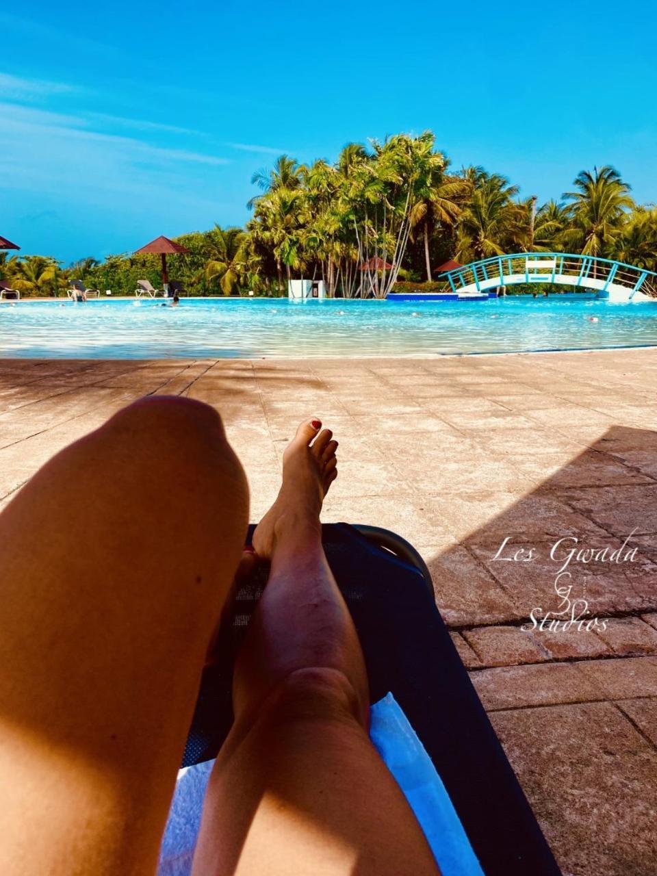 Vue Exclusive Mer Et Volcan, Village Vacances Avec Plage Et Piscine, Les Gwadastudios Sainte-Anne  Exterior foto